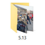 5.13 Icon of an image folder titled 5.13