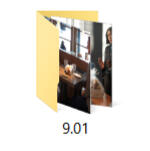 9.01 Icon of an image folder titled 9.01