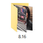8.16 Icon of an image folder titled 8.16