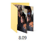8.09 Icon of an image folder titled 8.09