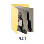 9.01 Icon of an image folder titled 9.01