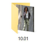 10.01 Icon of an image folder titled 10.01