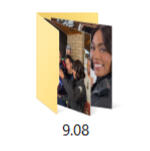 9.08 Icon of an image folder titled 9.08