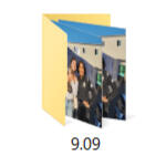 9.09 Icon of an image folder titled 9.09