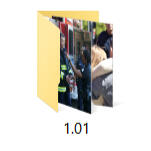 1.01 Icon of an image folder titled 1.01