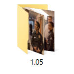 1.05 Icon of an image folder titled 1.05