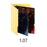 1.07 Icon of an image folder titled 1.07