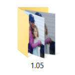 1.05 Icon of an image folder titled 1.05