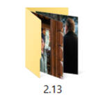 2.13 Icon of an image folder titled 2.13